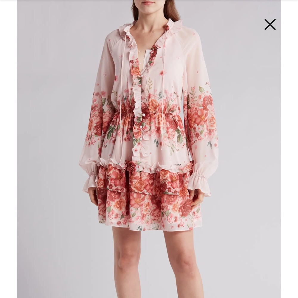Long Sleeve Ruffle dress